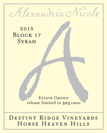 2015 Block 17 Syrah