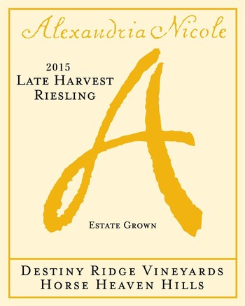 2015 Late Harvest Riesling