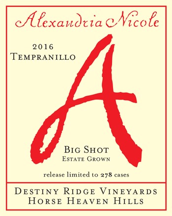 2016 Tempranillo Image