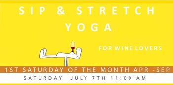 Sip & Stretch Yoga 07/07/18