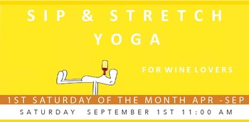 Sip & Stretch Yoga 09/01/18